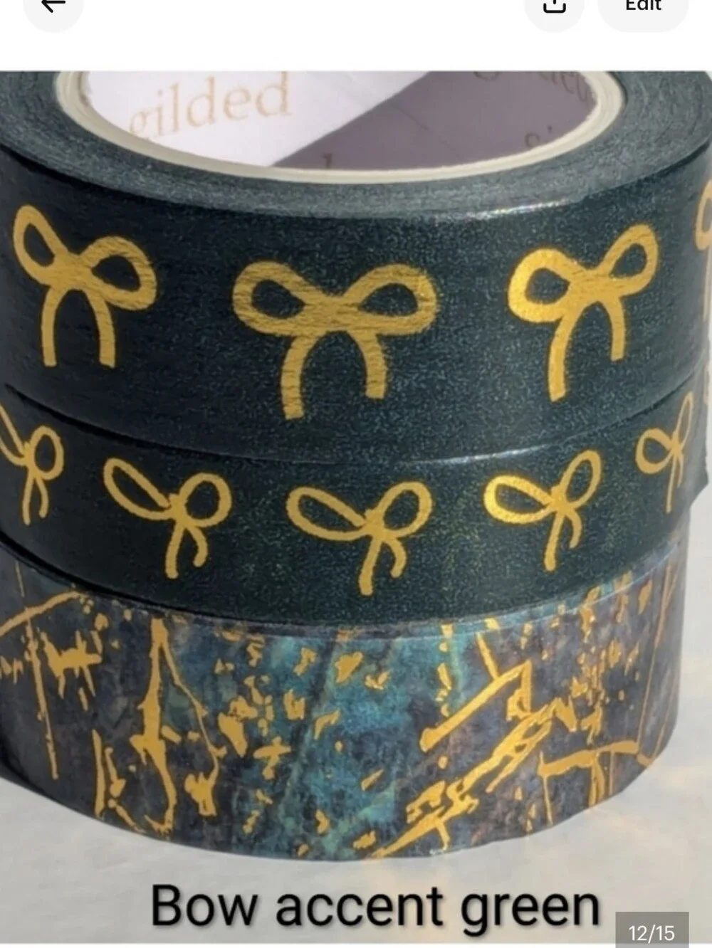 MEGA 22 Pc Simply Gilded Washi Tape Lot